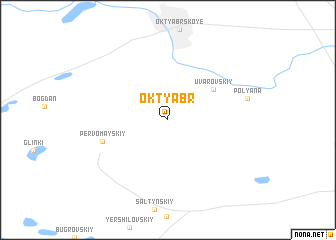 map of Oktyabr\