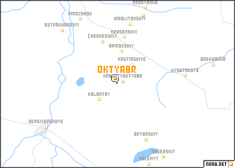 map of Oktyabr\