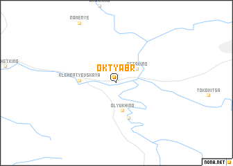 map of Oktyabr\