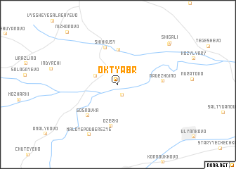 map of Oktyabr\