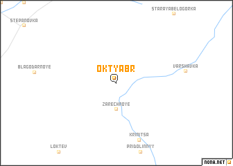 map of Oktyabr\