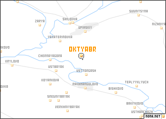 map of Oktyabr\