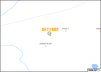 map of Oktyabrʼ
