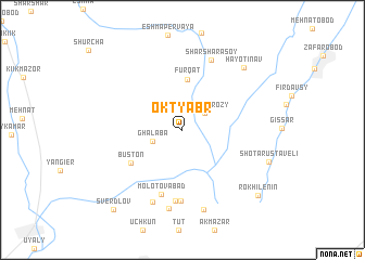 map of Oktyabr