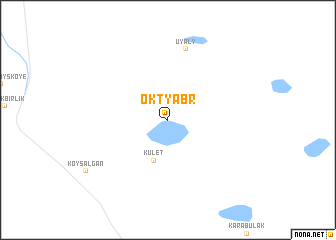 map of Oktyabr\
