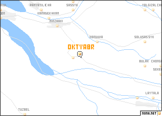 map of Oktyabrʼ