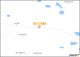 map of Oktyabrʼ