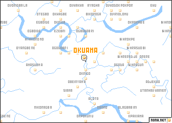 map of Okuama