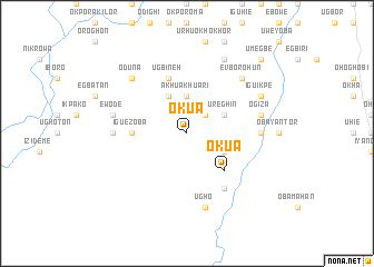 map of Okua