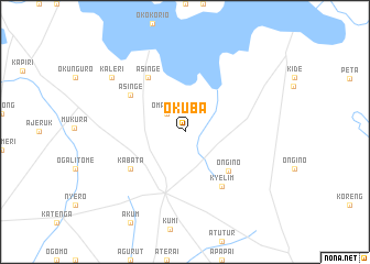 map of Okuba