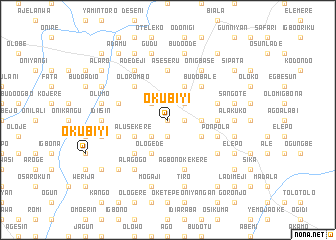 map of Okubiyi