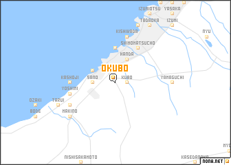 map of Ō-kubo