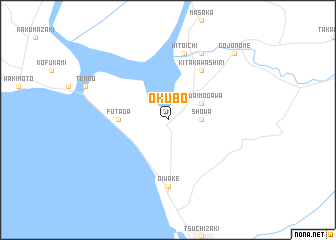 map of Ōkubo