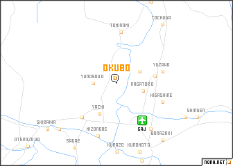 map of Ōkubo