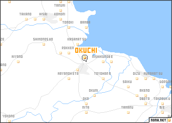 map of Ōkuchi