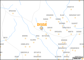 map of Okude