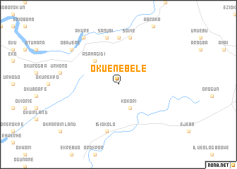 map of Okuenebele