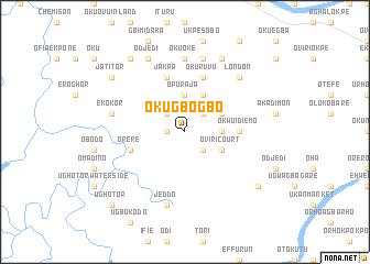 map of Okugbogbo