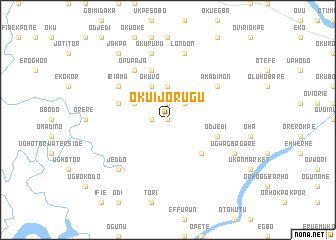 map of Okuijorugu