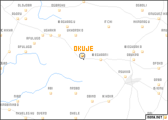 map of Okuje