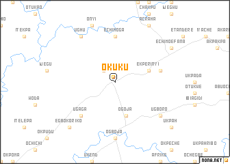 map of Okuku