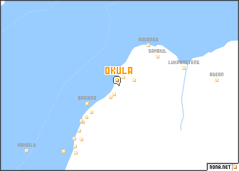map of Okula