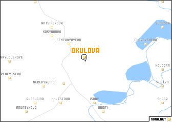 map of Okulova