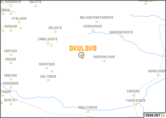 map of Okulovo