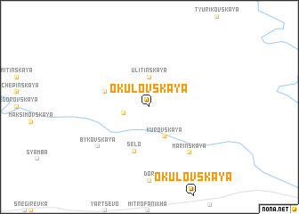 map of Okulovskaya