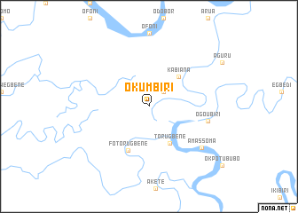 map of Okumbiri