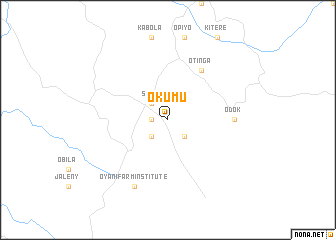 map of Okumu