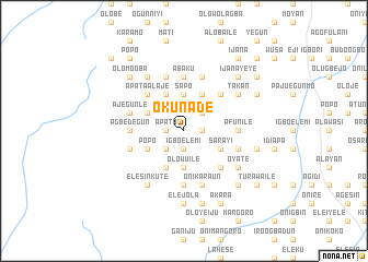 map of Okunade