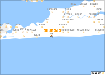 map of Okunaja