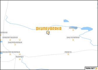 map of Okunevaraka