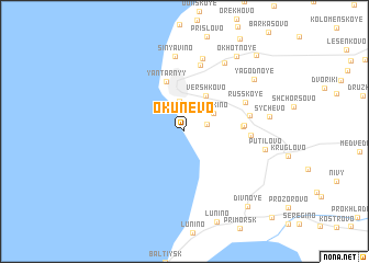 map of Okunëvo