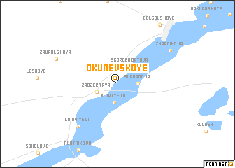 map of Okunëvskoye