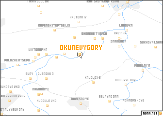 map of Okunevy Gory