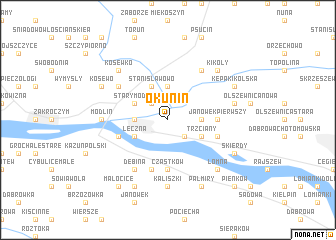 map of Okunin