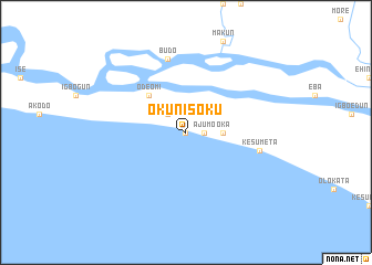 map of Okun Isoku