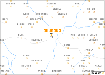 map of Okun Owa