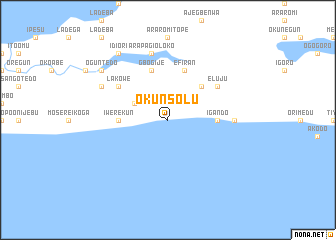 map of Okunsolu