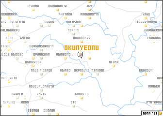 map of Okunyeonu