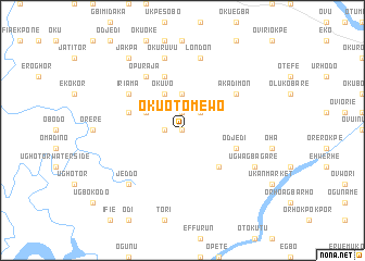 map of Okuotomewo