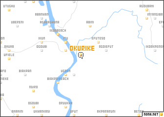 map of Okurike