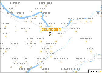 map of Okurogba