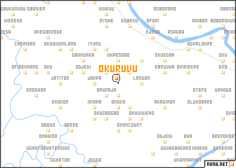 map of Okuruvu