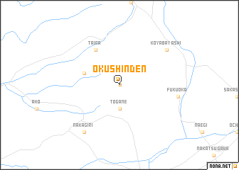 map of Oku-shinden