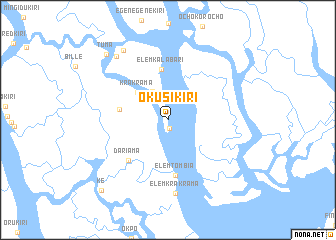 map of Okusikiri