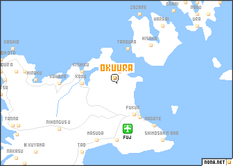 map of Okuura