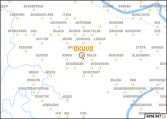 map of Okuvo